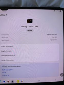 Samsung Galaxy Tab s8 Ultra with pen