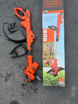 New Black n Decker Corded String Trimmer 6.5A. 14” Swath. Must Pickup