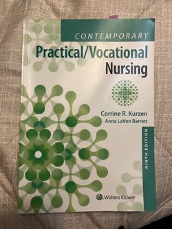 Practical/Vocational Nursing 9th edition book Corrine R. Kurzen & Anna LaVon Barrett