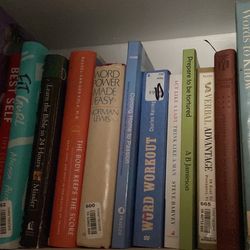 Book Lot – Nursing, Fitness, Self-Help, Bible Study, Vocabulary (35+ titles)