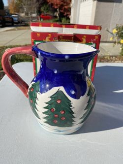 Christmas vase