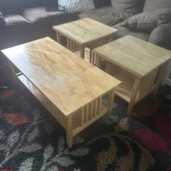 Coffee Table  And Side Table Set 
