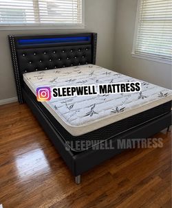New Queen bed frame with Matress