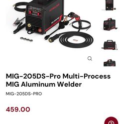 MiG 205ds-pro aluminum welder
