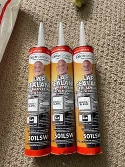 DICOR 501LSW-1 WHITE SELF-LEVELING LAP SEALANT 10.3 OZ - 3 PACK