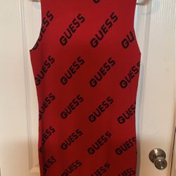 New Red And Black Dress Guess
