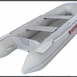 9.6 foot inflatable boat,motor, and battery!