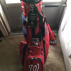 Washington Nationals Genuine Stand Golf Bag - Brand New 