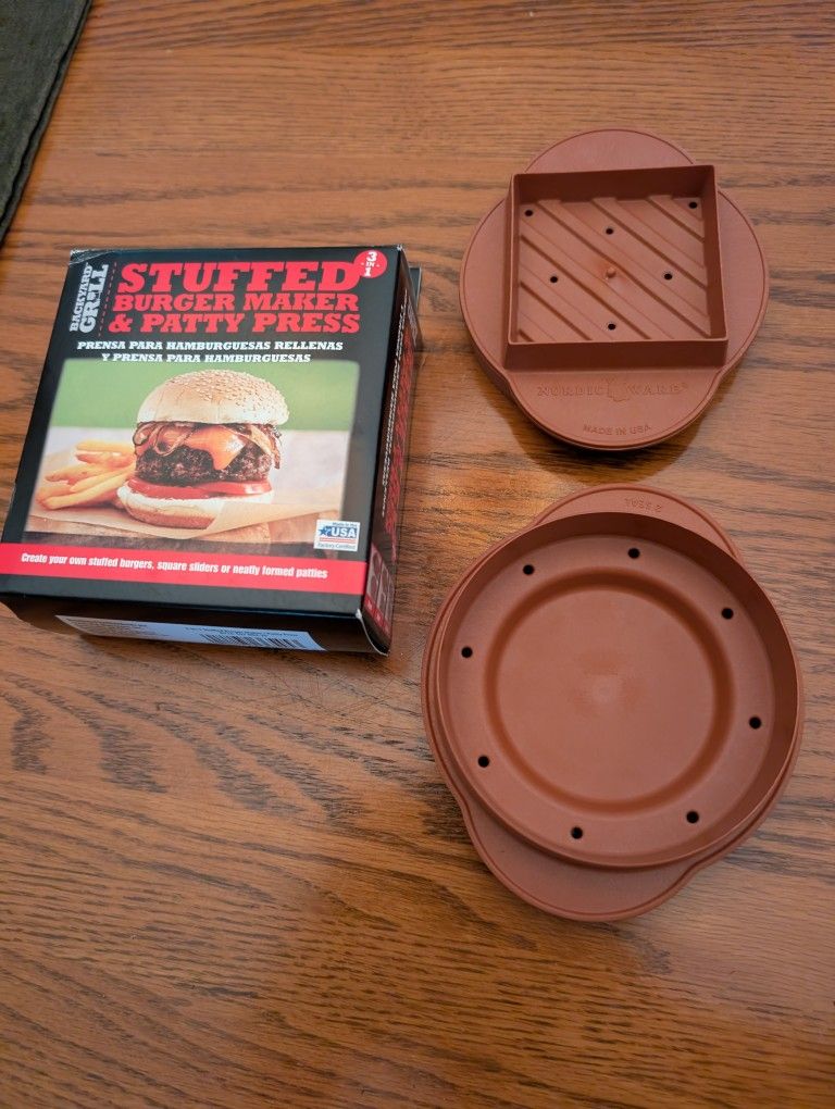 Stuffed Burger Maker And Patty Press