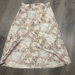 Haute Monde animal print Midi A-Line Skirt for Cocktail