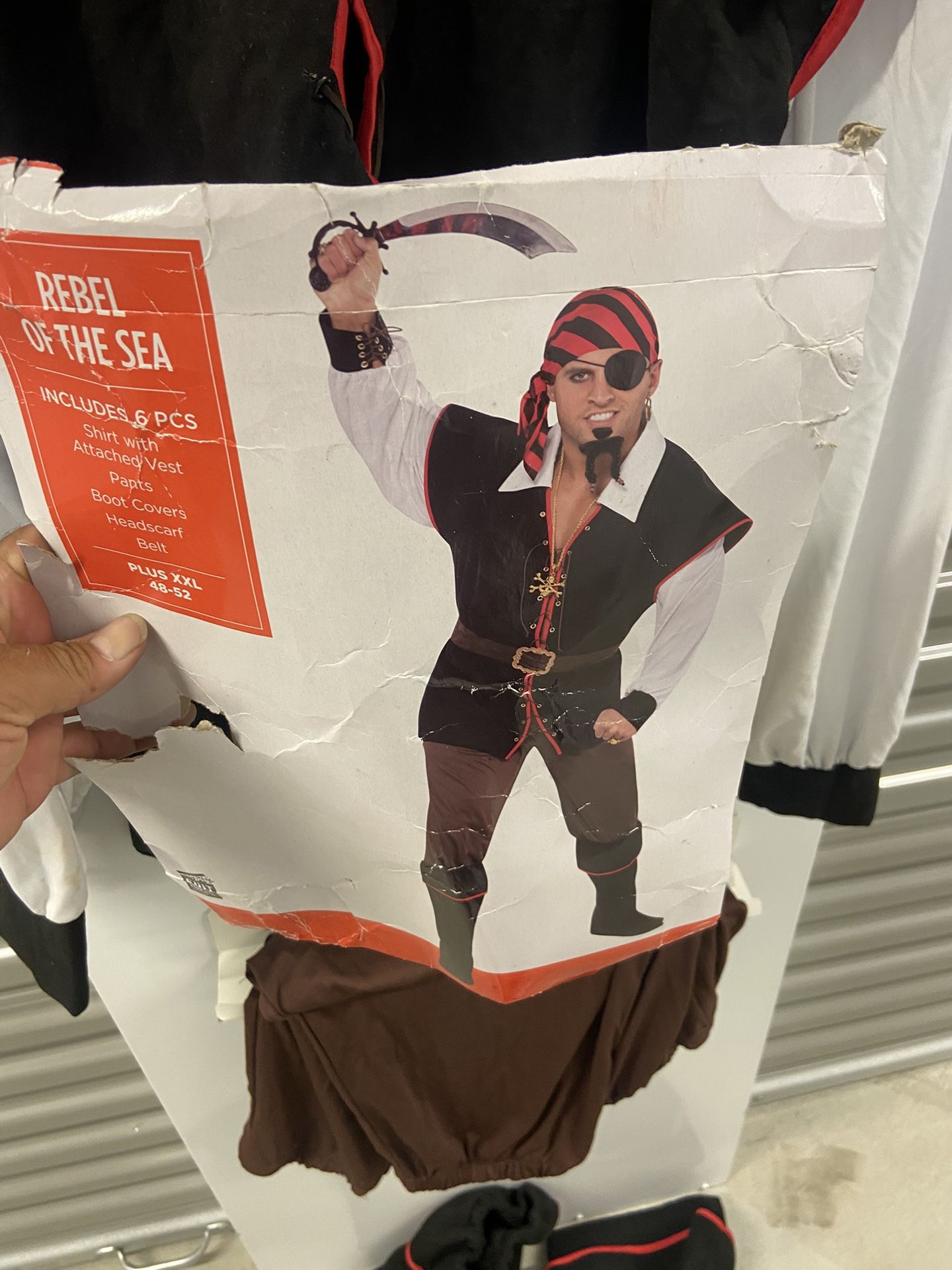 Rebel of the Sea Adult Costume Plus XXL Complete Halloween 🎃