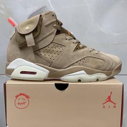 TRAVIS SCOTT X AIR JORDAN 6 “BRITISH KHAKI”