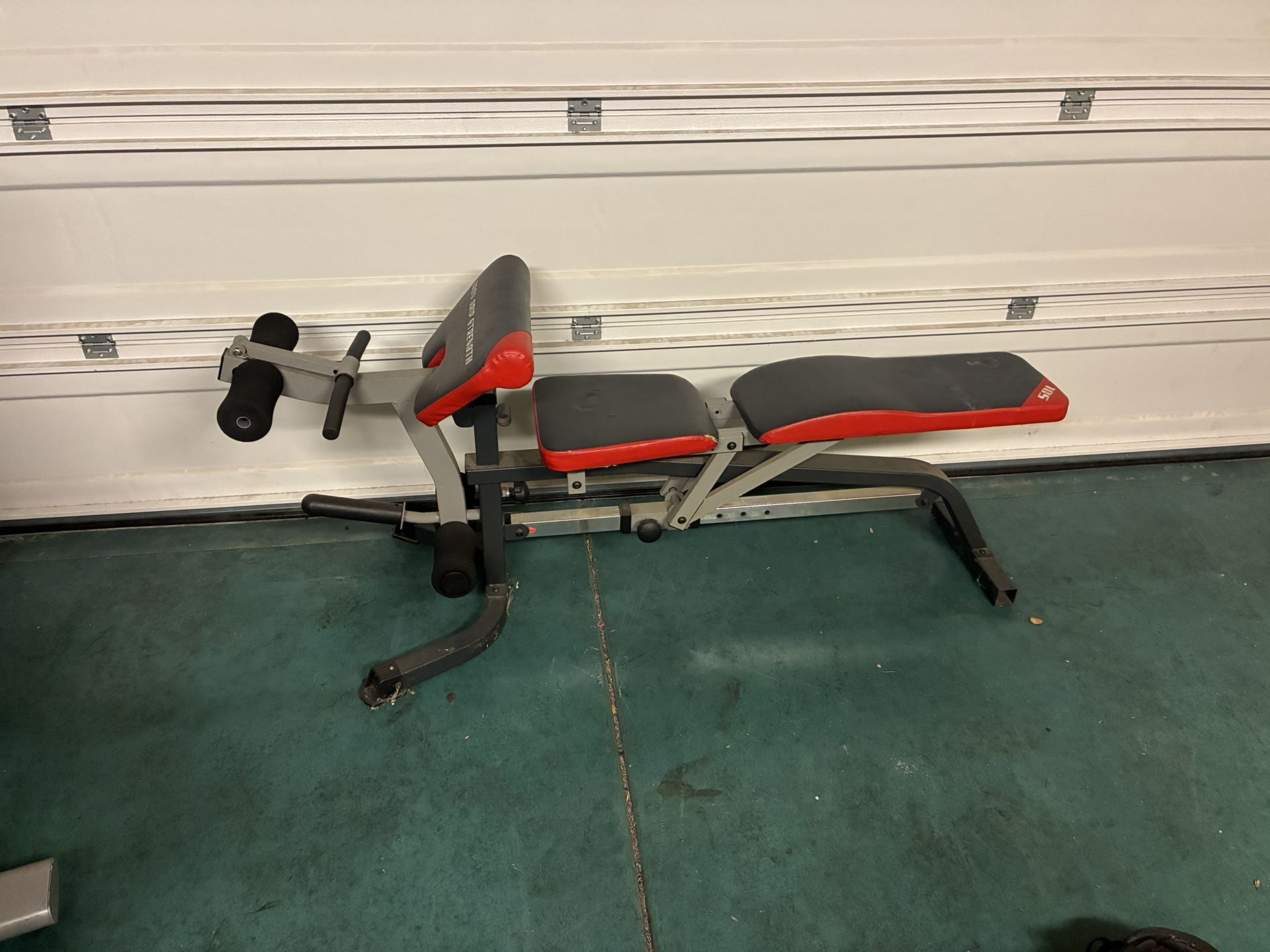 Adjustable Weight Bench w/ Leg Curl Attachment