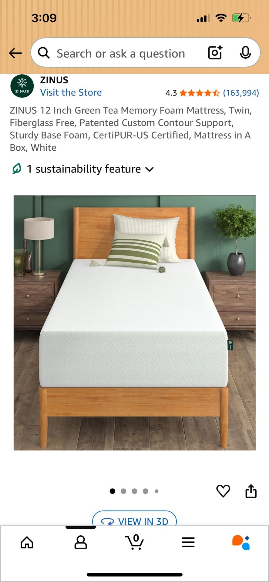 Twin Bed- Mattress And Frame