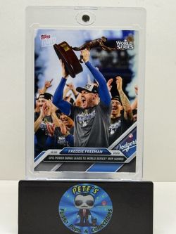 Freddie Freeman 2024 MLB Topps NOW Card #886 World Series MVP LA Dodgers