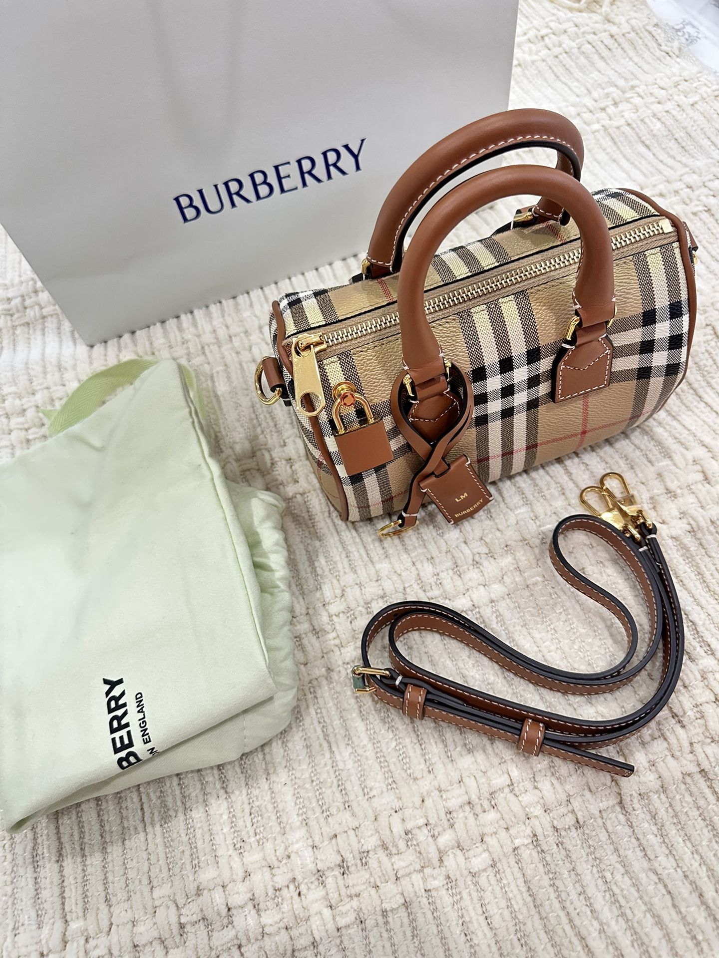 Burberry Mini Bowling Bag