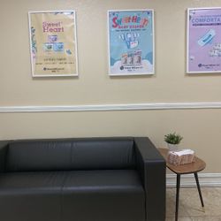 Black Leather Sofa - Like Brand New & No Scratch