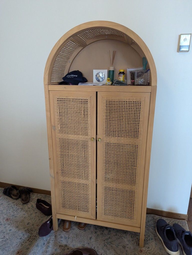 Woven Arched Cabinet From Target