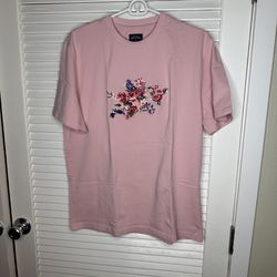 Noah NY Bloom Tee Pink Medium
