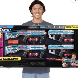 ZURU X-SHOT PRO Series Fury-X and Longshot Combo Pack Toy Gun Guns Toys Kids Christmas New