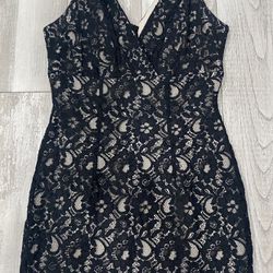 Forever21 Black Lace Dress Sz Small