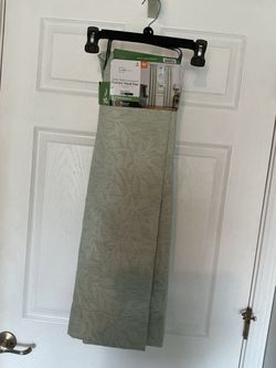Overview These Mainstays Green Botanical Jacquard 99% Blackout Curtains. 2 pieces 37 “ wide by 84” long
