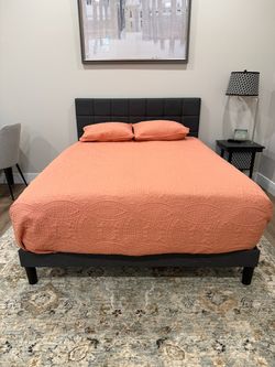 Queen bed and mattress