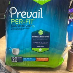 Prevail Per-fit Daily Underwear For Adult Size Large 10 Case Count Of 20