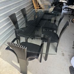 Totem Dining Table Set by Torstein Nilsen for Westnofa, 1980s