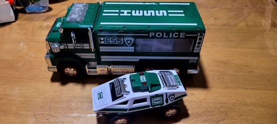 Hess Police Truck with Police Car