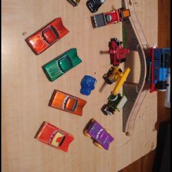 Thomas & Friends Wooden Railway And Disney Cars Lot