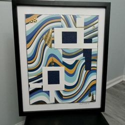 Hand-Crafted Original Abstract Collage.