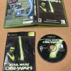 Star Wars: Obi-Wan (Microsoft Xbox, 2001) Complete
