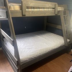 Twin over Full Wooden Bunkbed