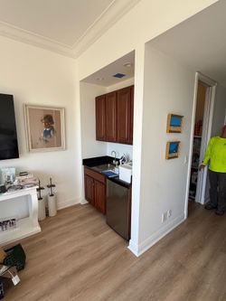 Cabinets and counter