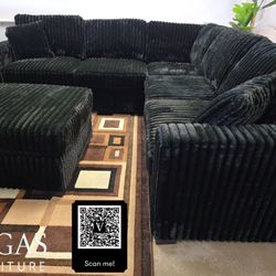Sofa Sectional W Ottoman 
