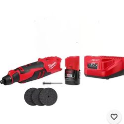Milwaukee 2525-21 M12 12V Cordless Brushles Rotary Kit Battery Charger  New , Firm