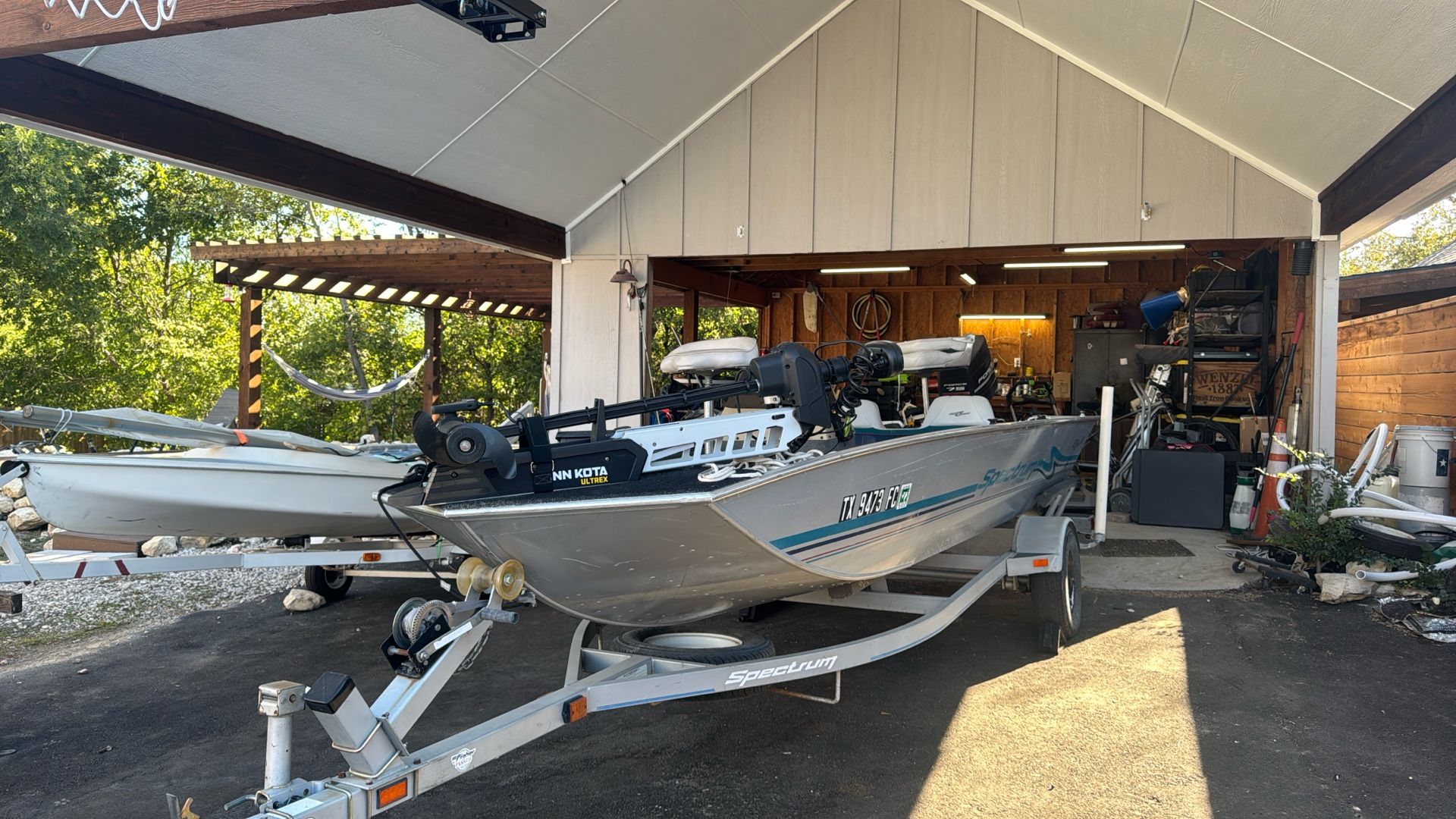  17’ Aluminum Bass Boat With Gear!