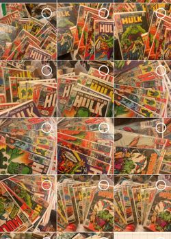 Incredible Hulk huge marvel vintage comic book lot