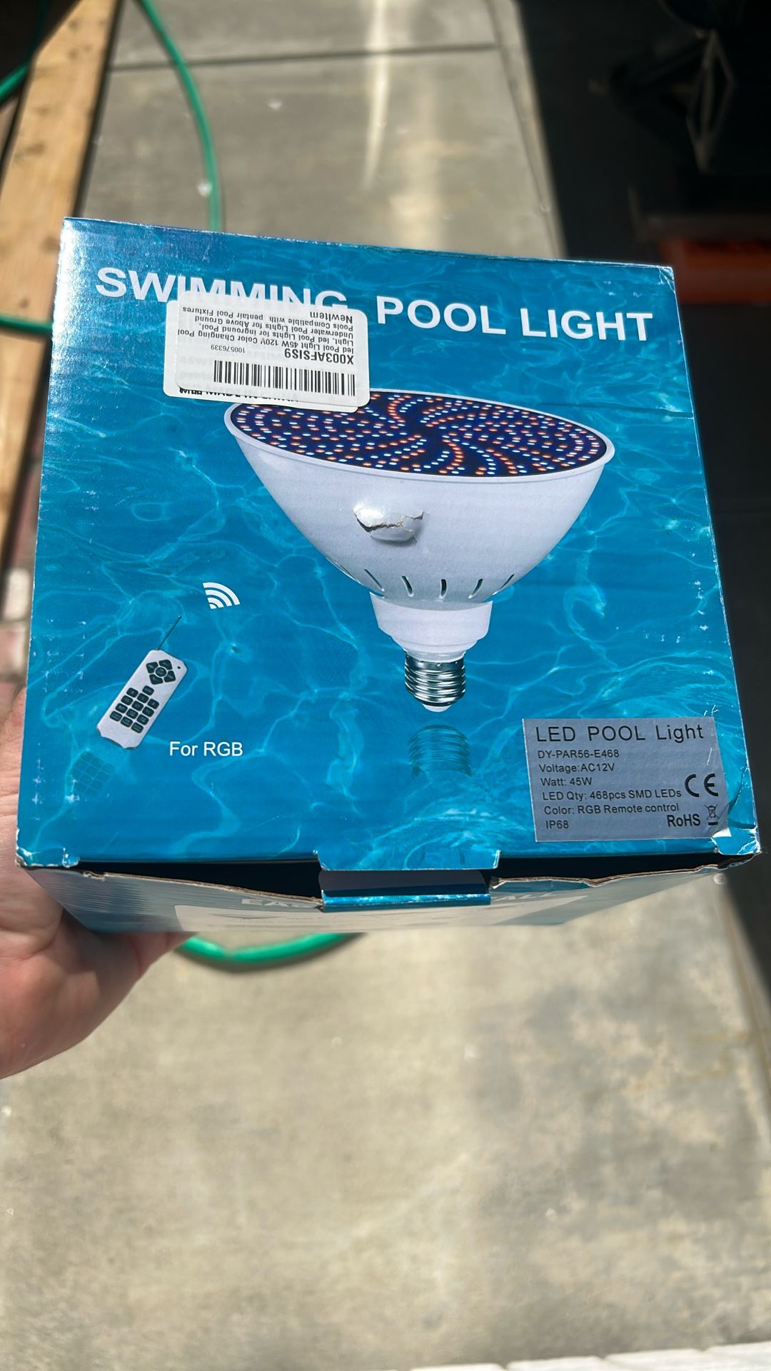 Swimming Pool Led Light Bulb And Remote