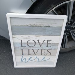 Love Lives Here Wall Art