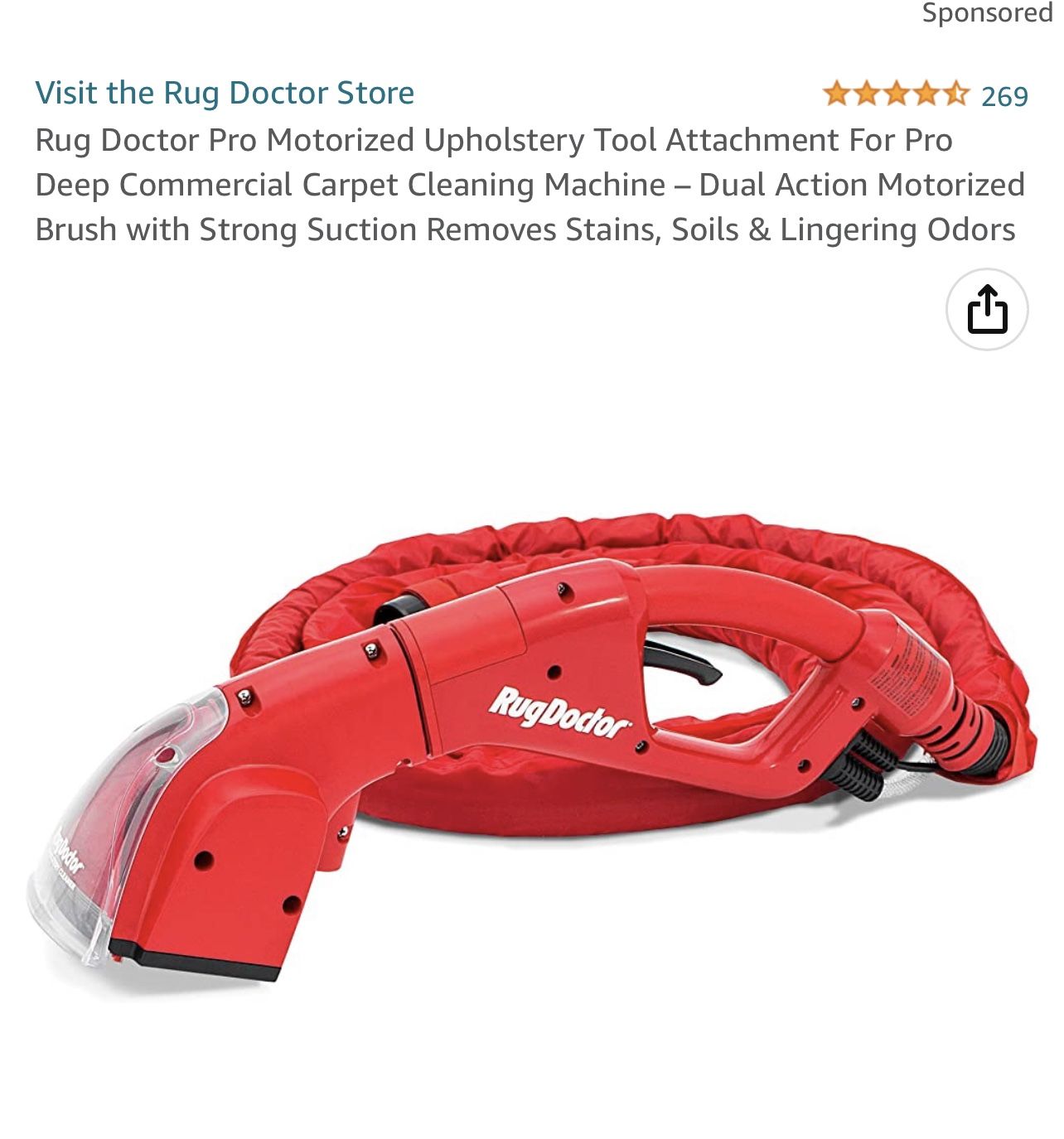 Rug Doctor Upholstery Attachment for Sale in Riviera Beach, FL OfferUp