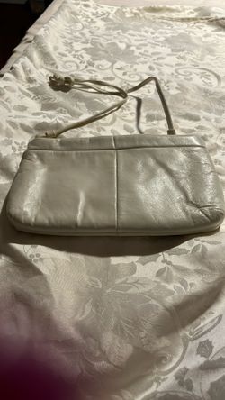 WHITE LEATHER PURSE