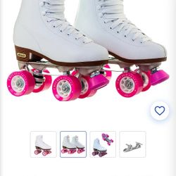 New In Box Size 10w Chicago Skates Classic Quad Rink Skate