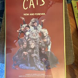 CATS: Original 1981 Broadway Show Card
