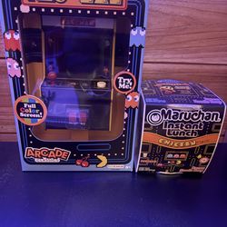 PAC MAN Arcade Classics Arcade Machine + Limited Edition PAC MAN Instant Lunch