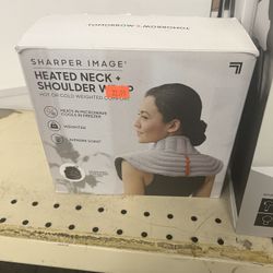 Sharper Image Heated Neck And Shoulder Wrap