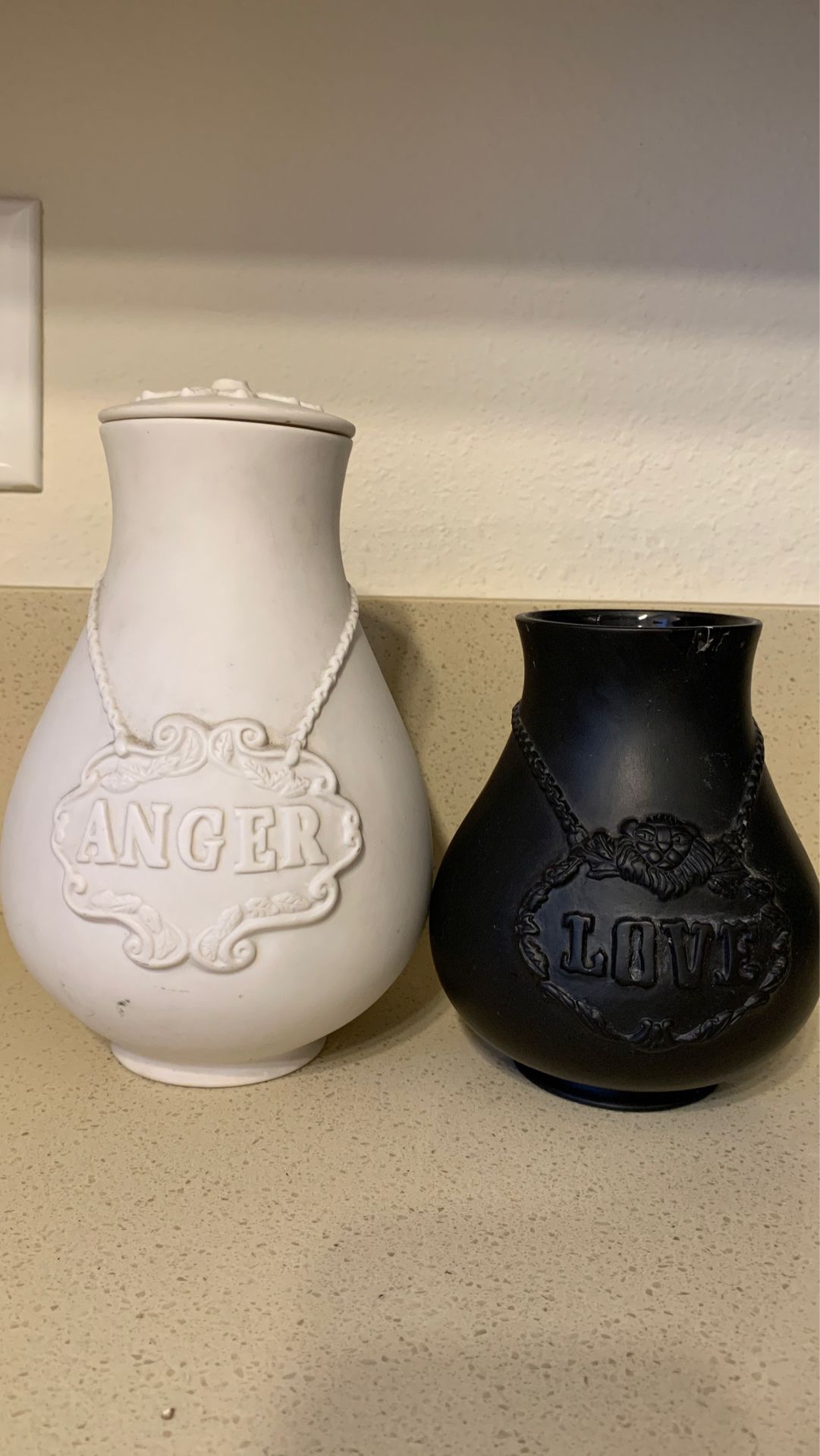 Jonathan Adler apothecary jar set mcm
