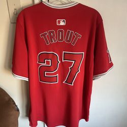 Mike Trout Los Angeles Angels Nike Men’s MLB Vapor Jersey L