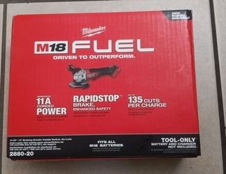 NEW MILWAUKEE GRINDER FOR SALE OR TRADE FOR MILWAUKEE TOOLS

Milwaukee 
Dewalt 
Makita